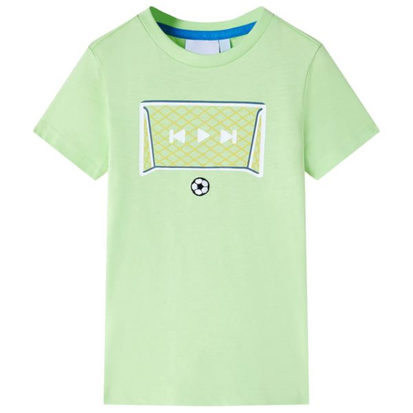 T-skjorte for barn limegrønn 92