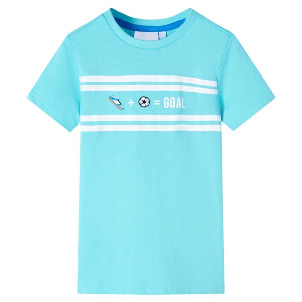 T-skjorte for barn aqua 116