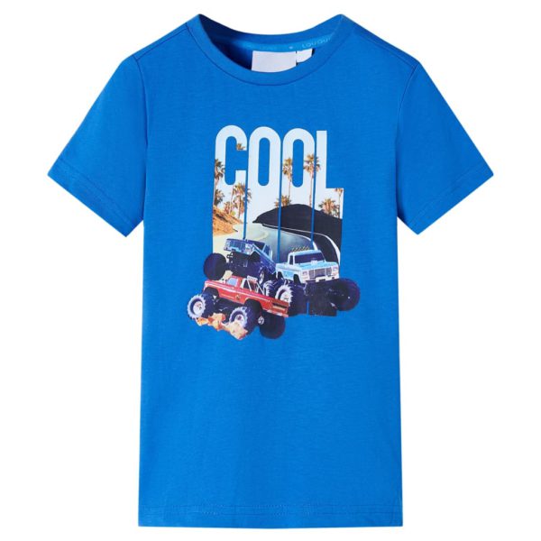 T-skjorte for barn blå 92