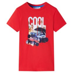 T-skjorte for barn rød 104