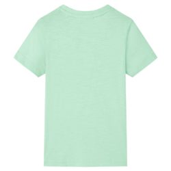 T-skjorte for barn lysegrønn 116