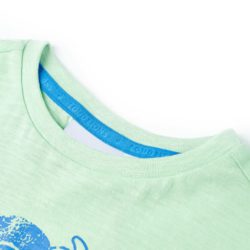 T-skjorte for barn lysegrønn 116