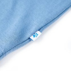 T-skjorte for barn medium blå 104