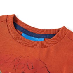 T-skjorte for barn med lange ermer lyserust 116