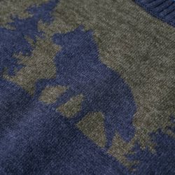 strikket marineblå 92