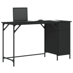 Databord svart 131x48x75 cm konstruert tre