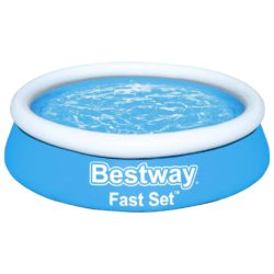 Oppblåsbart basseng Fast Set rundt 183×51 cm blå