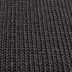 Sisalteppe for klorestolpe svart 80×250 cm