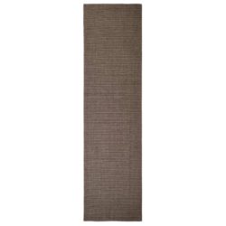 Sisalteppe for klorestolpe brun 66×250 cm