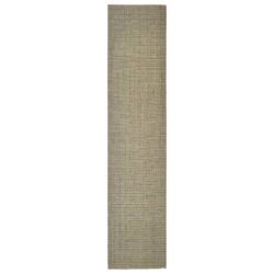 Sisalteppe for klorestolpe gråbrun 66×300 cm