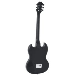 Elektrisk gitar for nybegynnere med veske svart 4/4 39″