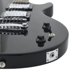 vidaXL Elektrisk gitar for nybegynnere med veske svart 4/4 39″