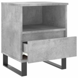 Nattbord 2 stk betonggrå 40x35x50 cm konstruert tre