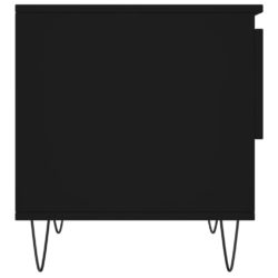 vidaXL Salongbord svart 50x46x50 cm konstruert tre