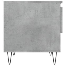Salongbord betonggrå 50x46x50 cm konstruert tre