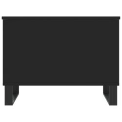 Salongbord svart 60×44,5×45 cm konstruert tre