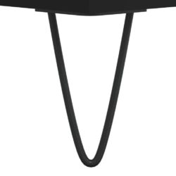 Salongbord svart 90×44,5×45 cm konstruert tre