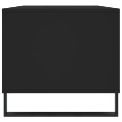 Salongbord svart 90x49x45 cm konstruert tre