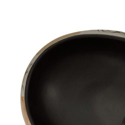 Benkeservant flerfarget oval 59x40x15 cm keramikk