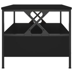 Salongbord svart 100x51x45 cm konstruert tre