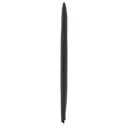 Hageparasollrekk svart 136×25/23,5 cm 420D oxford