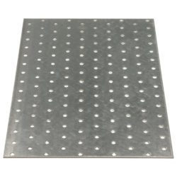 Perforerte plater 20 stk 2 mm 300×200 mm galvanisert stål
