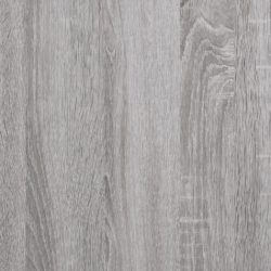 Sengeramme med hodegavl grå sonoma 140×190 cm