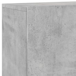 Vegghengt TV-benk betonggrå 100x30x41 cm