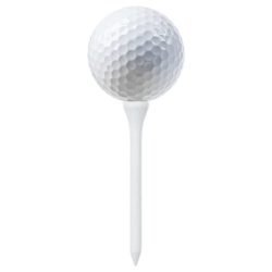 Golfpeger 1000 stk hvit 54 mm bambus
