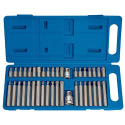 Tools 40 delers unbrako, torx & spline bitssett TX-STAR 33323