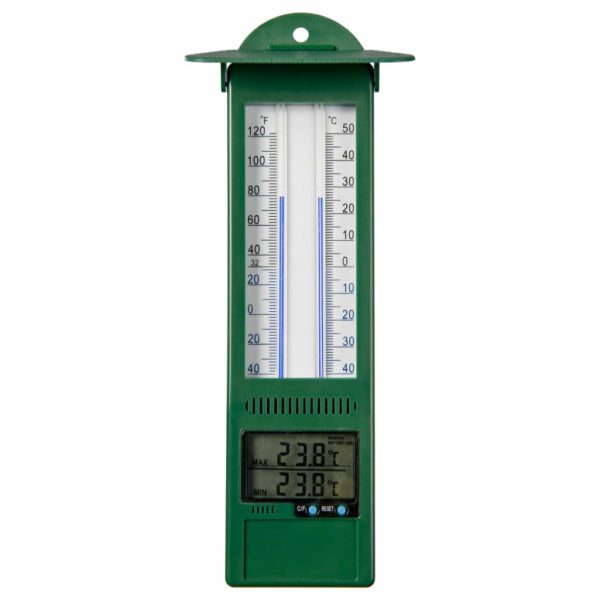 Utendørs digitalt termometer min-maks 9,5×2,5×24 cm