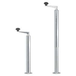 Justerbar støttefot for tilhenger D48 mm 40-65 cm 341517