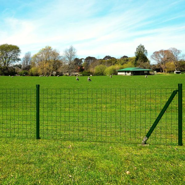 Euro gjerde stål 10×1,7 m grønn