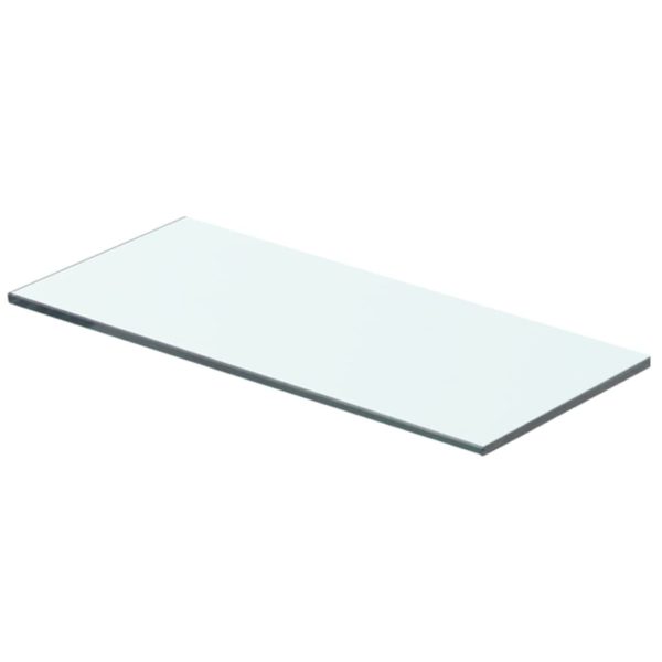 Hyllepanel klart glass 40×12 cm