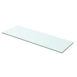 Hyllepanel klart glass 60×15 cm