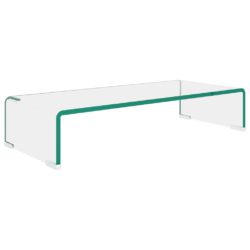 TV-benk glass klar 60x25x11 cm