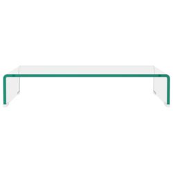 TV-benk glass klar 60x25x11 cm