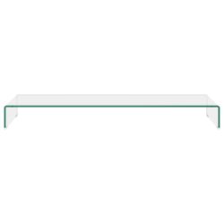 TV-benk glass klar 120x30x13 cm