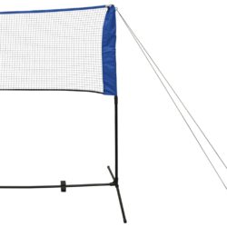 Badmintonnett med fjærballer 500×155 cm