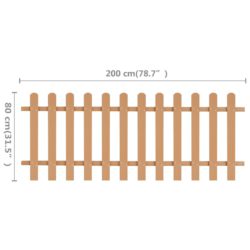 Stakittgjerde WPC 200×80 cm