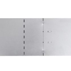 Plengjerde 20 stk galvanisert stål 100×20 cm