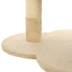 Kloretre med klorestolpe i sisal 50 cm beige og brun