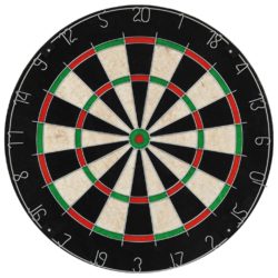 Profesjonell dartskive sisal med skap og 6 darts