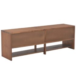 TV-benk med 4 skuffer 120x30x40 cm heltre gran