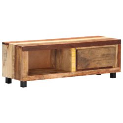 TV-benk 100x30x33 cm gjennvunnet heltre