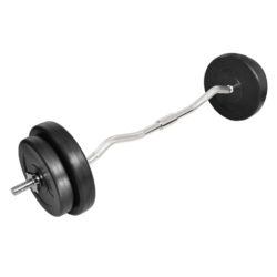 Curl-stang med vekter 30 kg