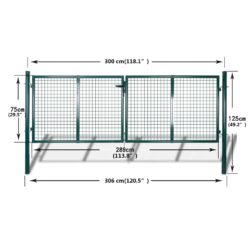 Hageport netting 289 x 75 cm / 306 x 125 cm