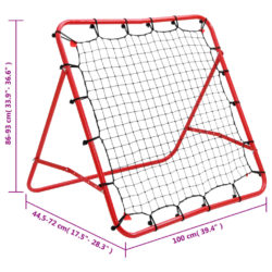 Fotball Returnett Rebounder 100 x 100 cm