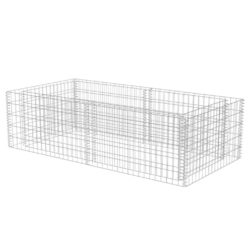 Gabion galvanisert stål 180x90x50 cm