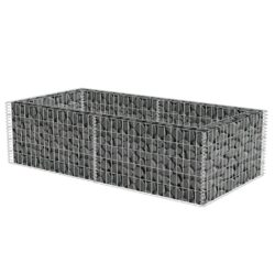 Gabion galvanisert stål 180x90x50 cm